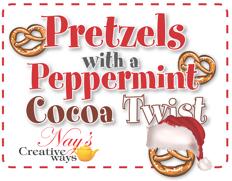 Peppermint Cocoa Pretzels with a Twist - 6 Ounce (Now Available!)